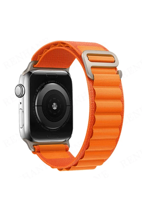 Apple Watch 42Mm Mountain Kordon - Turuncu