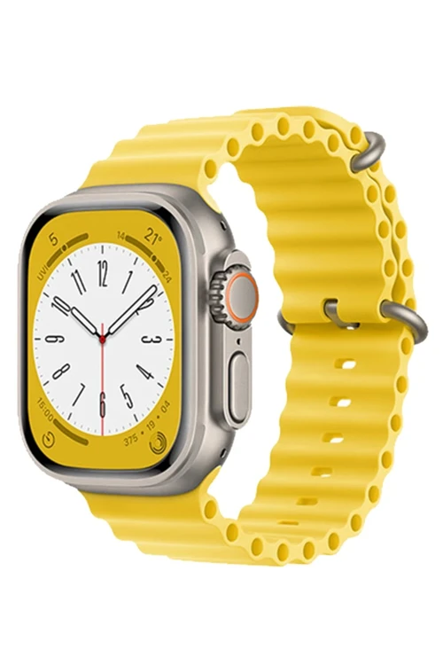 Apple Watch 42Mm Ocean Kordon - Sarı