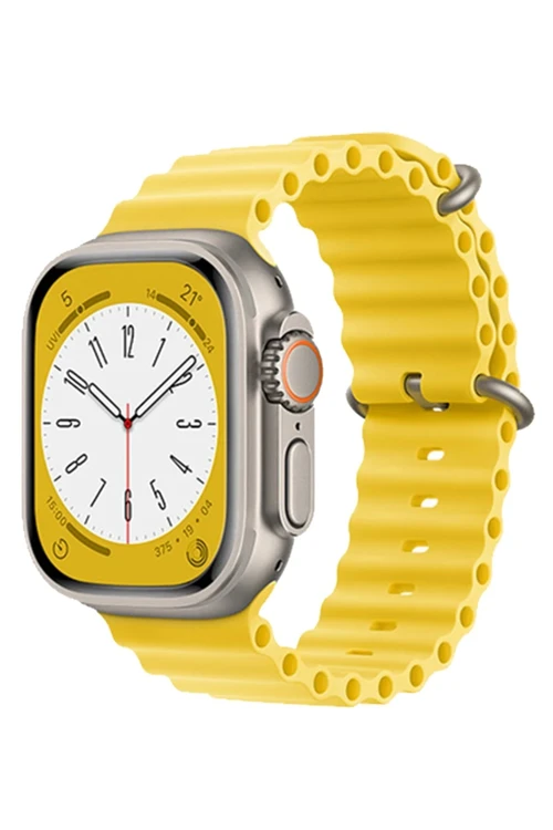 Apple Watch 42Mm Ocean Kordon - Sarı