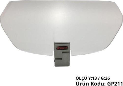 GP211 Universal Rüzgar Saptırıcı (Deflektör) Şeffaf