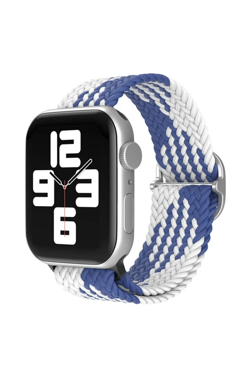 Apple Watch 42Mm Star Kordon - Mavi-Beyaz