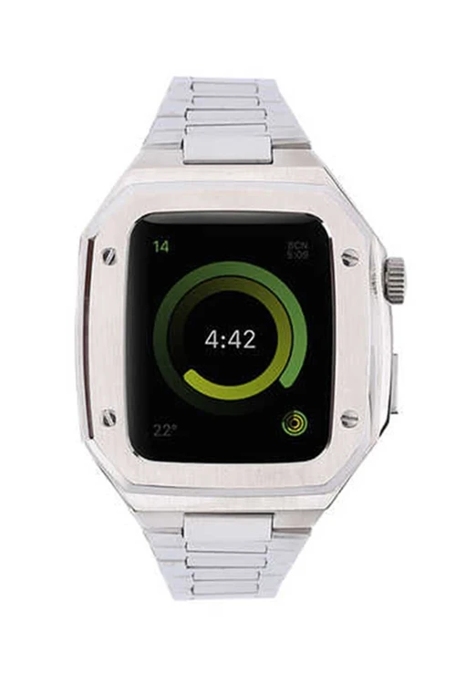 Apple Watch 45Mm Metal Petek Kasalı Kordon - Gümüş