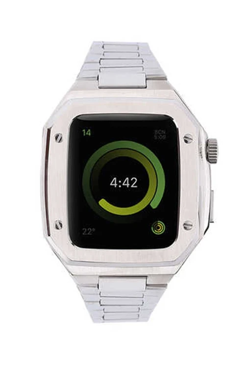 Apple Watch 45Mm Metal Petek Kasalı Kordon - Gümüş