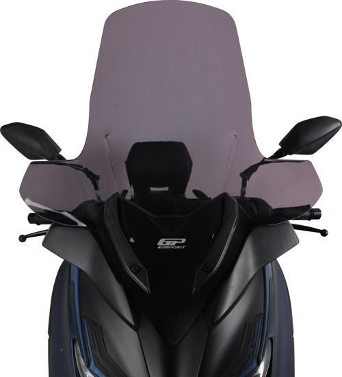 Yamaha XMAX 250 / 300 / 400 2018-2023 Uyumlu Elcikli Ön Cam Şeffaf