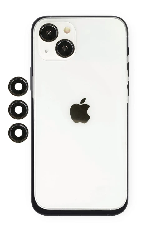 iPhone 14 Shine Kamera Lens - Siyah