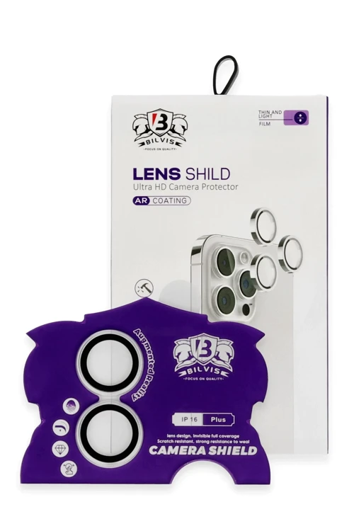 iPhone 16 Bilvis Titan Kamera Lens - Gümüş