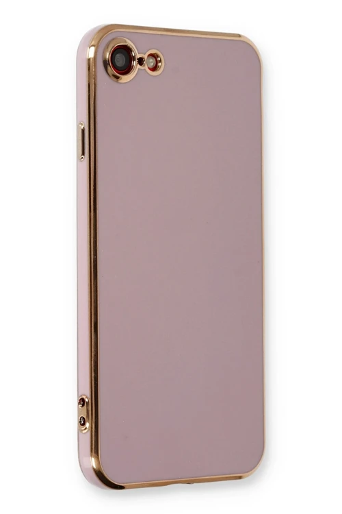iPhone 7 Kılıf Volet Silikon - Mor