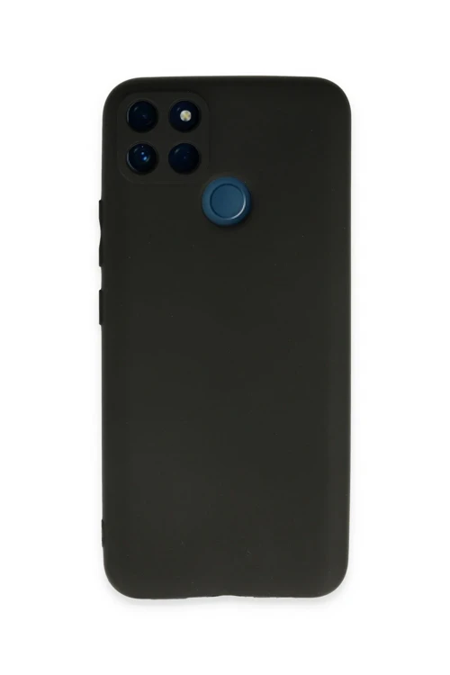 Realme C21Y Kılıf First Silikon - Siyah