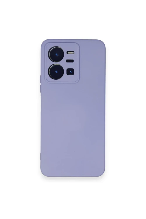 Vivo Y35 Kılıf Nano İçi Kadife Silikon - Lila