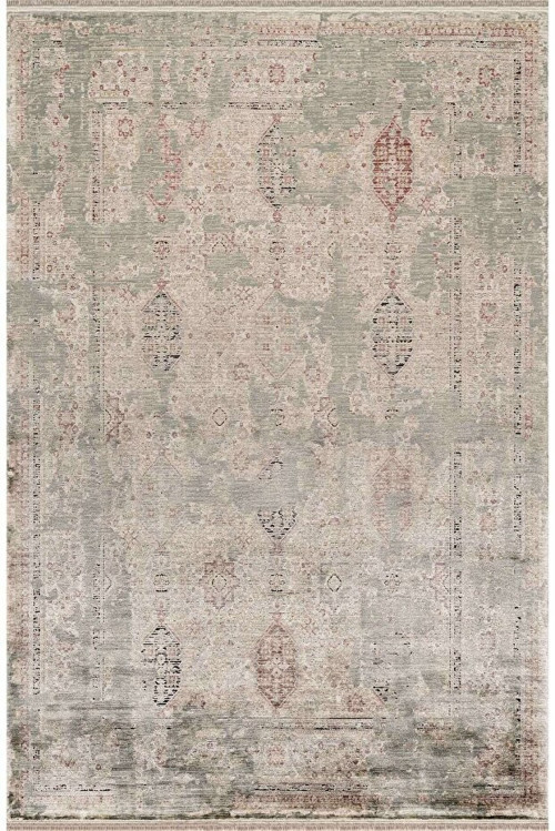 Degrade DG07A Viskon Akrilik Yumuşak Dokulu Vintage Desenli Üst Kalite Halı