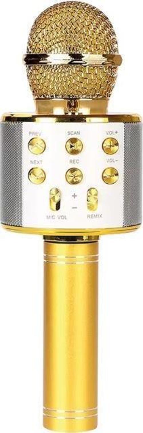 Bluetooth Kareoke Mikrofon Gold MCF-10