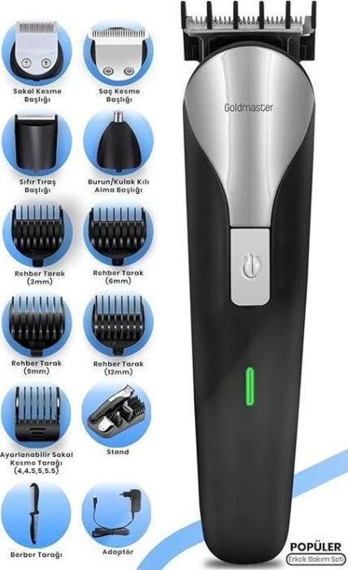 Popüler GM-9108 Erkek Bakım Seti