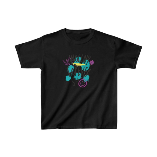 Baskılı T-Shirt - Siyah