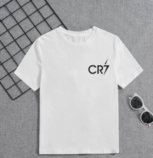 Çocuk Baskılı T-Shirt - Beyaz