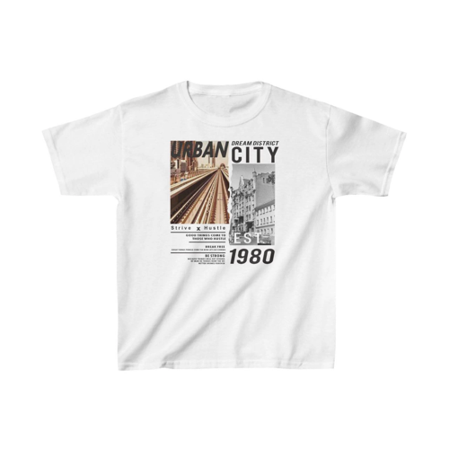 Çocuk Baskılı T-Shirt - Beyaz