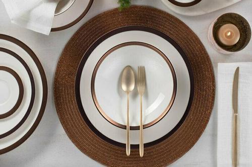 Yemek Takımı 60 Parça Copper Lıne