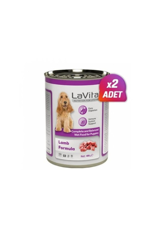 2 Adet Puppy Kuzulu Bağışıklık Sistemi Destekleyici Yavru Köpek Konservesi 400 Gr