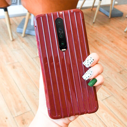 Xiaomi Redmi K30 Trunk Lines İnce Soft Silikon Kılıf-(5775)