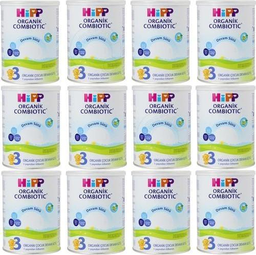 3 Organik Combiotic Devam Sütü 350 gr 12 Adet