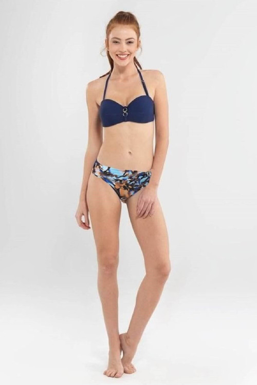 8899 Boş Cup Straplez Bikini Takımı