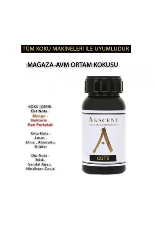 Tüm Koku Makinelerine Uyumlu Koku Makinesi Koku Esansı 100 Ml Cute