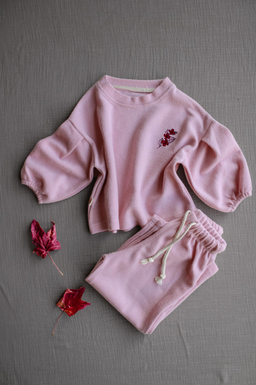Gül Pastel Soft Touch Alt Üst Takım