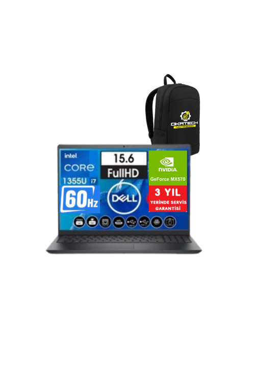 LATİTUDE 3550 I7-1335U 48GB 512GB SSD 15.6" MX570 2GB HARİCİ WIN11 PRO + OKATECH ÇANTA