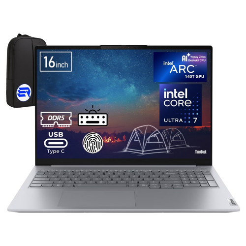 Thinkbook 16 G8 Ultra 7-255H 64GB Ram 1tb SSD 16" Wuxga WIN11 Pro 21SK007UTXEP7 + Elektropasaj Çanta