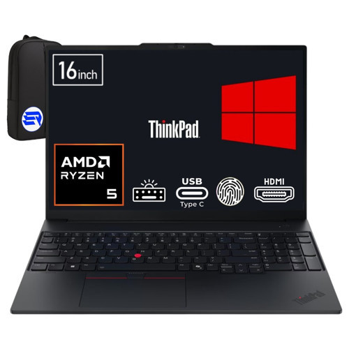 Thinkpad E16 Amd Ryzen 5 220 16GB Ram 2tb SSD 16'' Inç Wuxga WIN11 Pro 21ST0058TXEP8 + Elektropasaj Çanta
