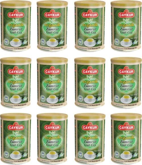 Organik Zümrüt Yeşil Çay 125 Gr - 12 Adet