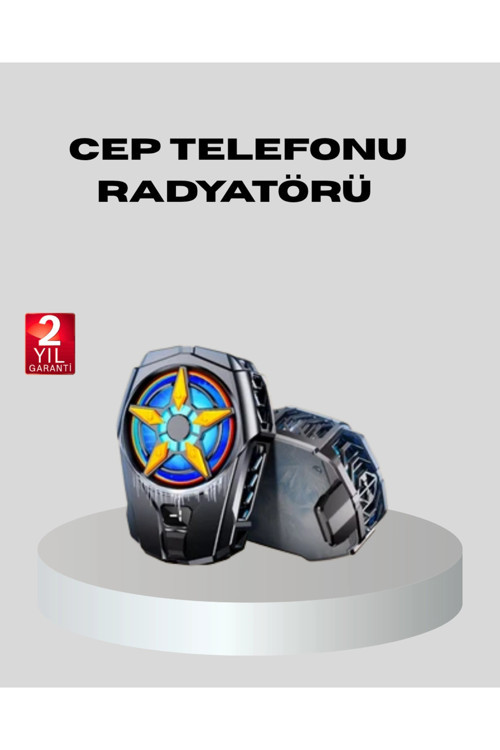 Oyuncu Telefon Soğutucu Radyatör Type-C Bağlantılı 2 Kademeli Dijital Kontrollü