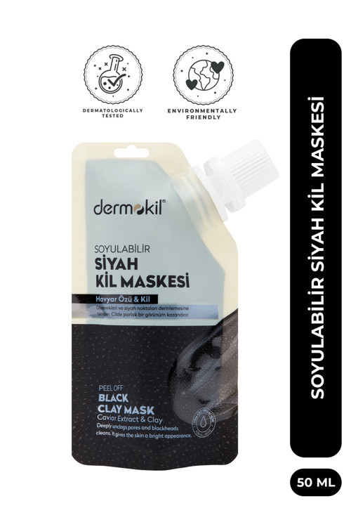Soyulabilir Siyah Kil Maskesi 50 ml