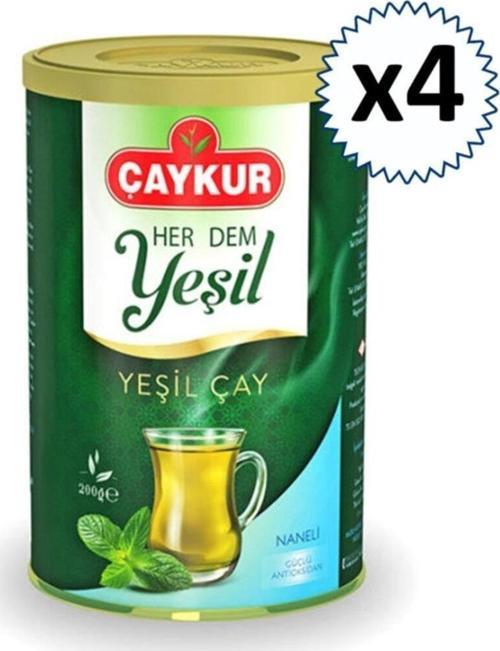 Yaprak Yeşil Çay Naneli Herdem 200 Gr 4 Adet