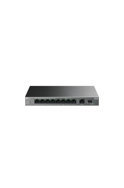 TP-LINK LS1210GP, Green Tech, 8 Port Gigabit, PoE 61W, 1 Port Gigabit Uplink, 1 Port Gigabit SFP, Yönetilemez Masaüstü Switch