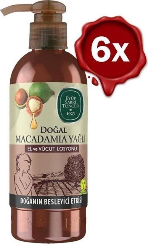 Doğal Macadamia Yağlı El Ve Vücut Losyonu 250 Ml X 6