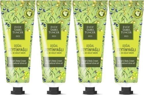 Doğal Zeytinyağlı El Ve Vücut Kremi 50 Ml Tüp X 4 Adet