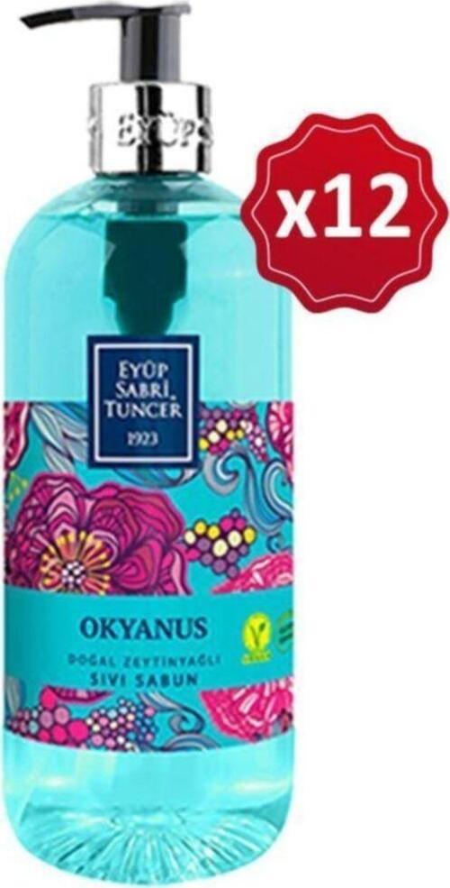 Doğal Zeytinyağlı Sıvı Sabun Okyanus 500 Ml X 12 Adet