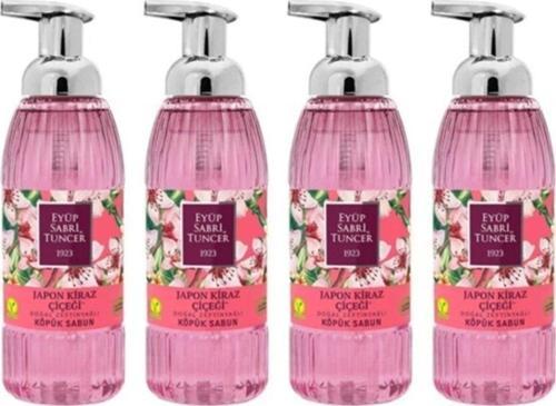 Zeytinyağlı Japon Kirazı Köpük Sabun 500Ml X 4 Adet