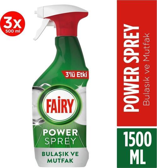 Power Sprey 3’Ü 1 Arada Bulaşık Ve Mutfak 500 Ml 3 Adet