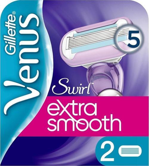 Venüs Swirl Extra Smooth Kadın Tıraş Bıçağı 2'Li 7702018427635