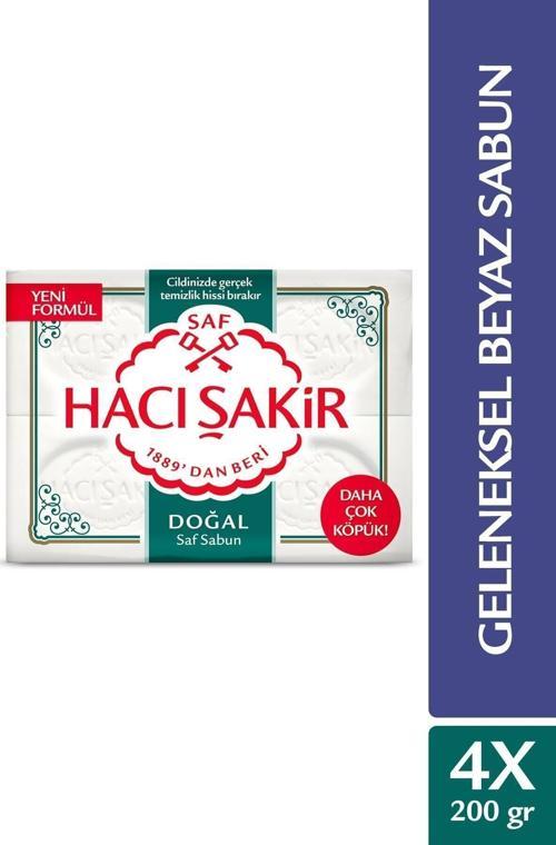 Doğal Geleneksel Beyaz Sabun 4X200 Gr