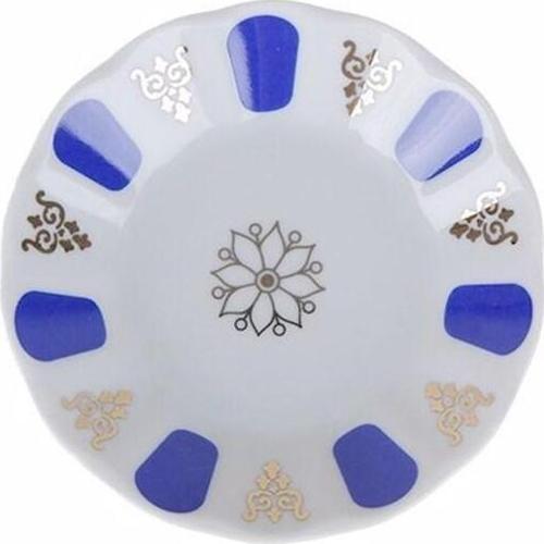 Mavi Yaldız Çay Tabağı 11cm Tekli 04POR005232