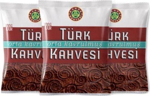 Orta Kavrulmuş Türk Kahvesi 100Gr*3'Lü