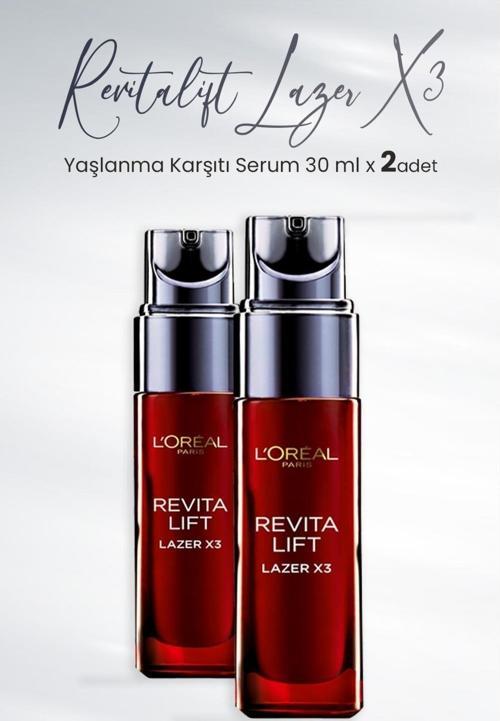 Revitalift Lazer X3 Yaşlanma Karşıtı Serum 30 Ml X 2 Adet