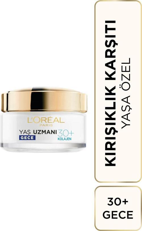 Yaş Uzmanı 30+ Kırışıklık Karşıtı Nemlendirici Gece Kremi