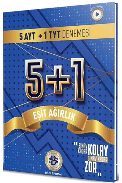 Bilgi Sarmal YKS TYT AYT Eşit Ağırlık 5+1 Deneme Bilgi Sarmal Yayınları