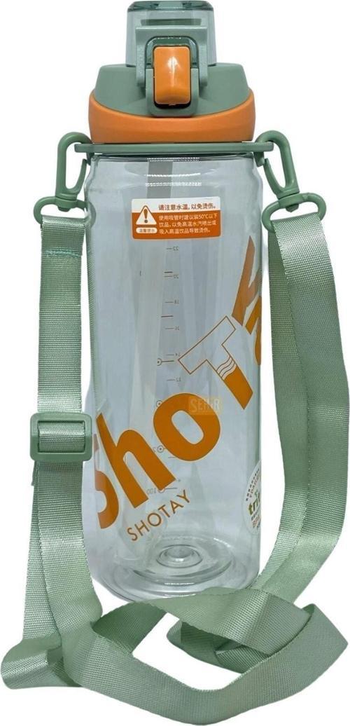 900ml Yeni Koleksiyon Pipetli ve Pipetsiz Kullanım Ölçü Skalalı Tritan Su Matarası