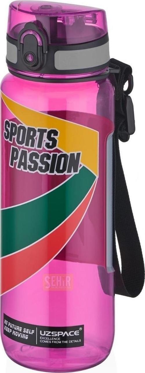 500ml Sports Passion Kayma Yapmayan Tutma Bölmeli Tritan Su Matarası