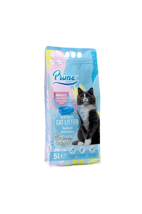 İnce 5 Lt Marsilya Kokulu Bentonit Kedi Kumu