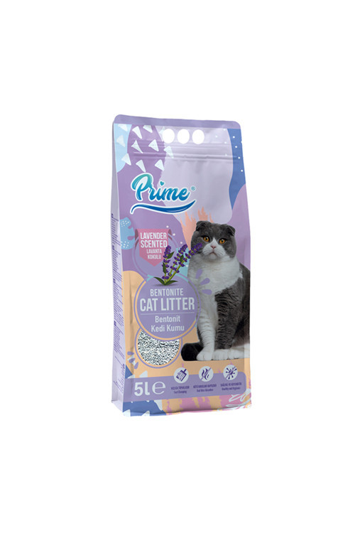 İnce 5 Lt Lavanta Kokulu Bentonit Kedi Kumu